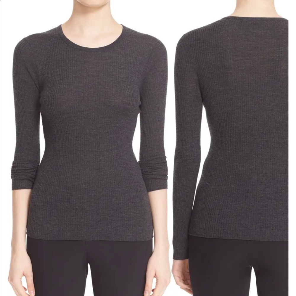 Theory | 'Mirzi' Rib Knit Merino Wool Sweater